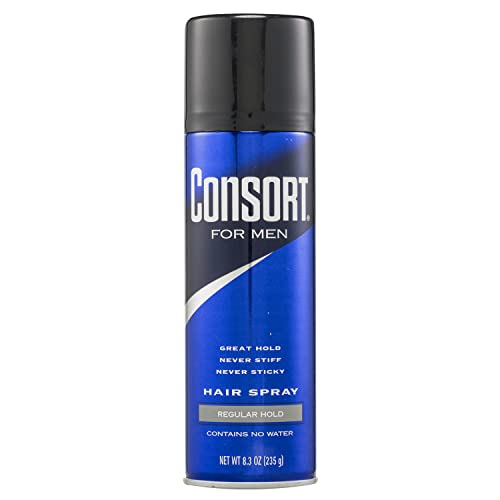 Consort Hair Spray - Regular Hold, 8.3 Oz for All-Day Style