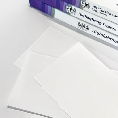 MBS Supplies Hair Highlighting Papers, 4" x 16" – 250 Sheets