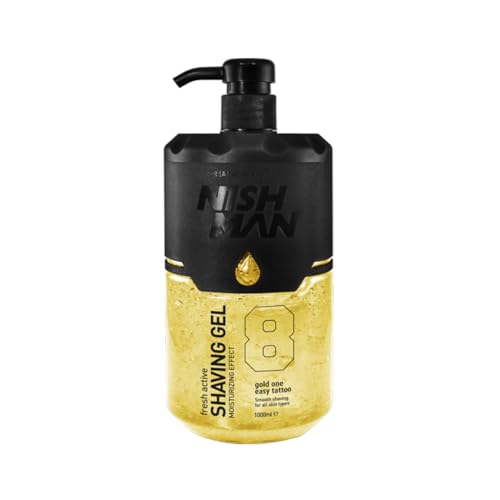 Nishman Fresh Active Shaving Gel - Clear Non-Irritating Formula