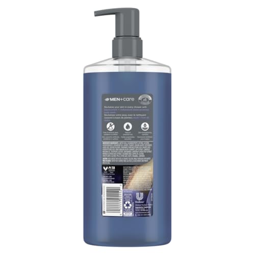 Dove Men+Care Blackcurrant & Cedarwood Body Wash, 26 oz - Moisturizing Cleanse for Dry Skin