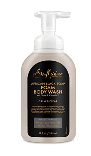 SheaMoisture African Black Soap Foam Body Wash for Troubled Skin