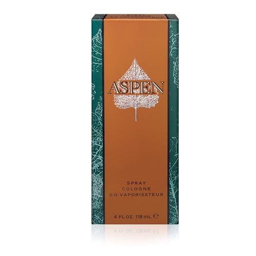 Aspen Cologne Spray for Men - Woody Spicy Scent, 4oz