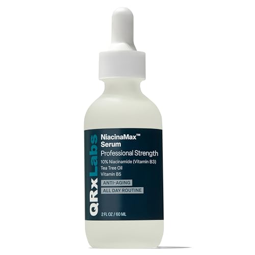 QRx Labs 10% Niacinamide Serum with Tea Tree Oil & Calendula - 2 oz