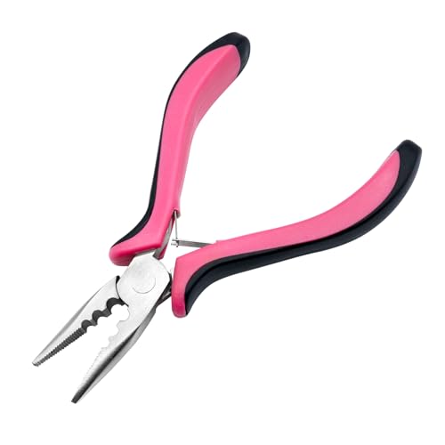 Quacc Hair Extension Pliers - 3-Hole Nano & Micro Ring Tool for Hair Extensions