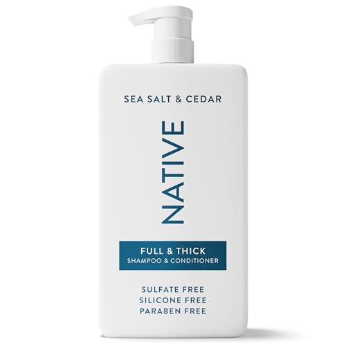 Native Full & Thick 2-in-1 Shampoo & Conditioner Sea Salt & Cedar 36 fl oz - Pack of 1