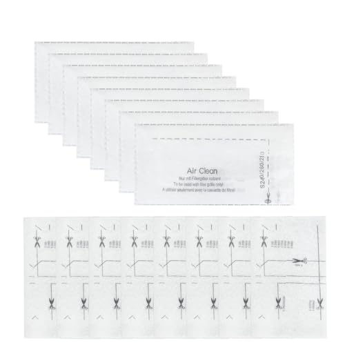 8 Pack Miele Compatible AirClean & Motor Protection Filters