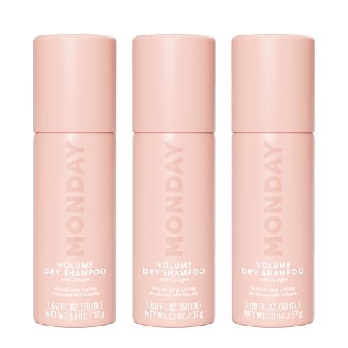 MONDAY HAIRCARE VOLUME Dry Shampoo with Collagen - 3 Pack for Fine Hair