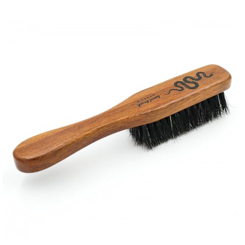 Menesia Boar Bristle Beard & Mustache Brush - Travel Size