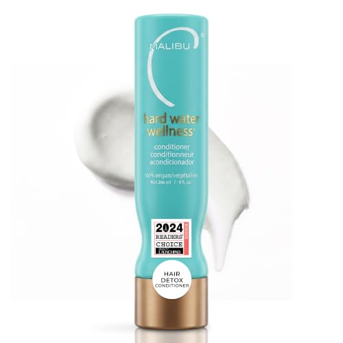 Malibu C Hard Water Wellness Hair Conditioner 9 oz Sulfate-Free Moisturizing & Shine Protecting