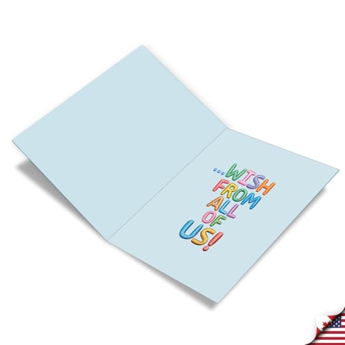 NobleWorks Giant Get Well Soon Card - Jumbo 8.5 x 11 Inch