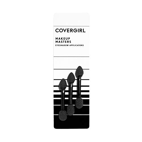 COVERGIRL Makeup Masters Eye Shadow Applicators Pack of 3 - Double-Ended Sponge Tips