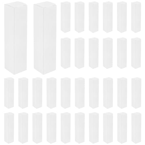 50 Pcs Kraft Paper Lipstick Boxes – DIY Essential Oil Packaging Tubes