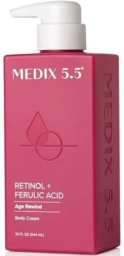Medix 5.5 Retinol Firming Body Lotion 15oz - Anti-Aging Moisturizer for Crepey Skin