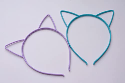Sowaka 5 Pcs Cat Ear Headbands - Cute Hair Accessories for Women