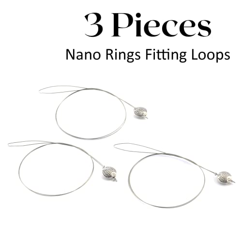 My Hair Tools Nano Ring Loop Threading Tool - 3pcs Set, 24cm