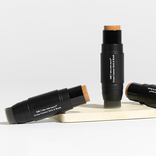 Billion Dollar Brows Soft Suede Contour Stick & Brush - Matte Bronzer for Face