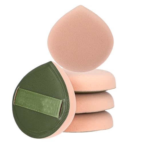 Ymapinc 5-Pack Makeup Sponges - Soft, Latex-Free Foundation Puffs