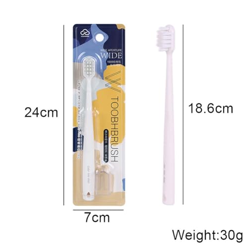 4-Pack Ultra Soft Manual Toothbrush for Sensitive Teeth Deep Cleaning