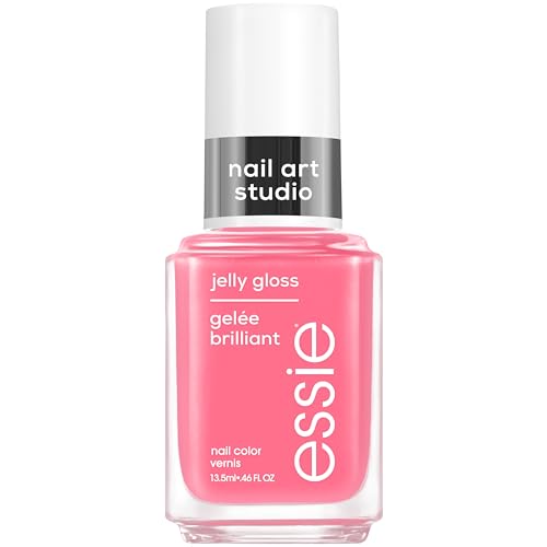 essie Jelly Nail Polish - Slushy Sun, Sheer Pink Vegan Formula, 0.46 Fl Oz
