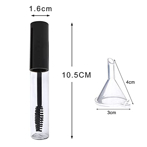 3 Pack Empty Mascara, Eyeliner & Lip Gloss Tubes - 10ml