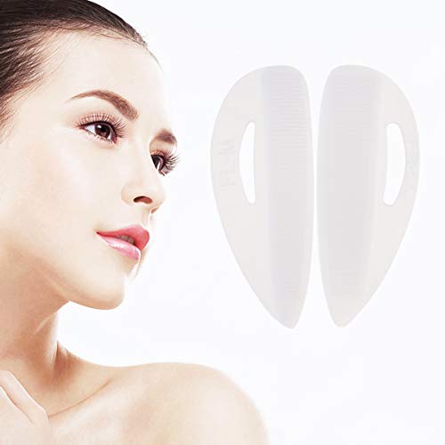 Lurrose Silicone Eyelash Lift Rods - 10 Pairs Reusable Lash Perming Pads