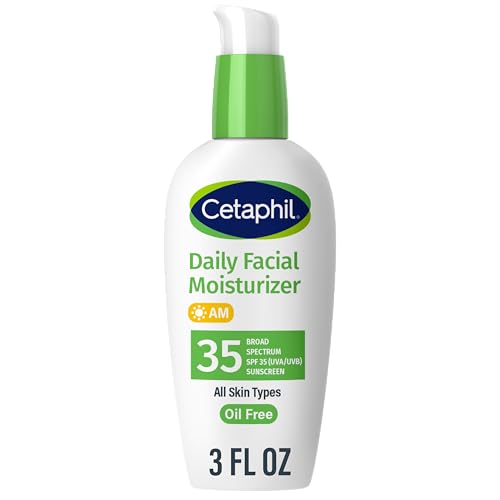 Cetaphil Daily Facial Moisturizer SPF 35 - Lightweight, Fragrance-Free Lotion for Sensitive Skin