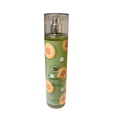 Bath & Body Works Cucumber Melon Fragrance Mist & Body Cream Set - 8oz Each