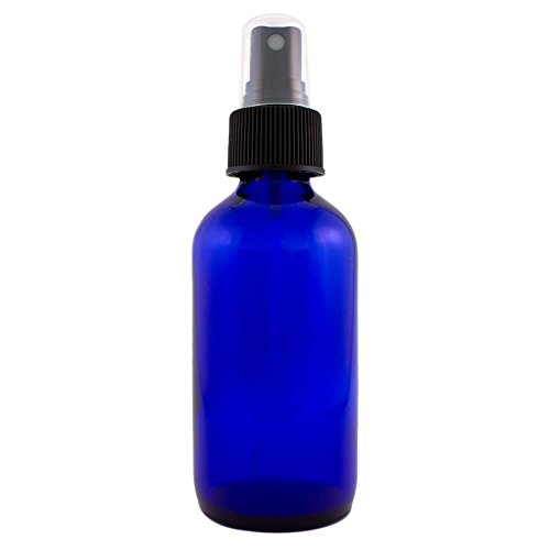 Cobalt Blue Glass Spray Bottle - 4 fl oz Reusable for Crafts & Aromatherapy
