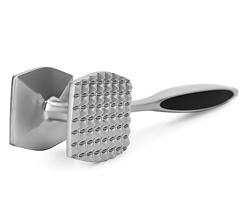 Aliglow Meat Tenderizer Hammer - Heavy Duty Dual-Sided Mallet