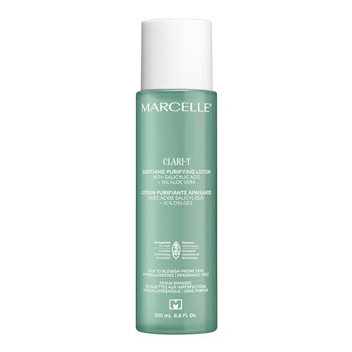 MARCELLE Clari-T Purifying Facial Toner with Salicylic Acid & Aloe, 200 mL