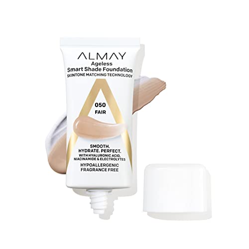 Almay Anti-Aging Smart Shade Foundation with Hyaluronic Acid, 1 Fl Oz