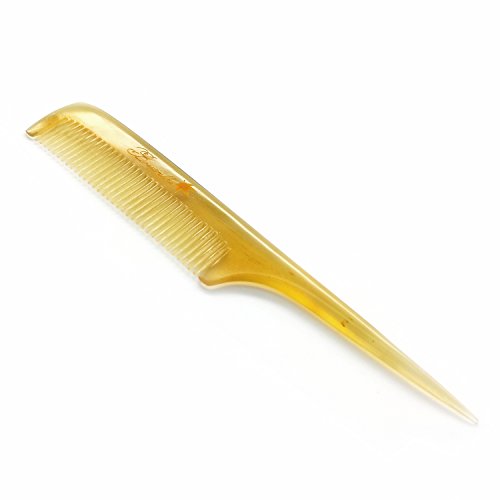 Breezelike Sheep Horn Hair Comb for Women - Fine Tooth Tail Comb