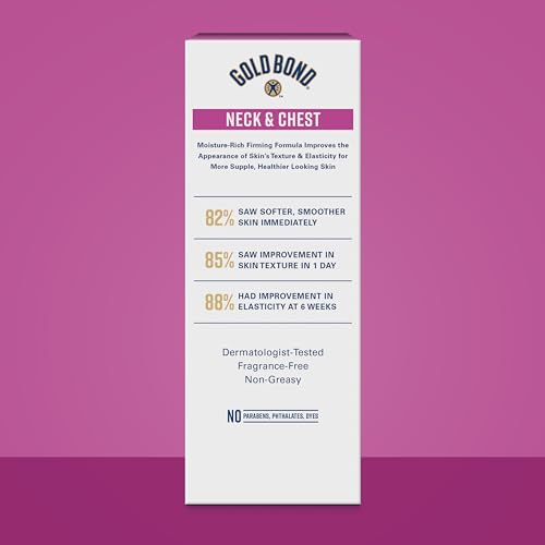 Gold Bond Age Renew Neck & Chest Firming Cream, 2 oz - Hydrating & Smoothing