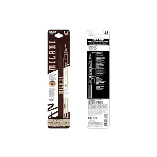 Milani Stay Put Waterproof Liquid Eyeliner - 12hr Brown