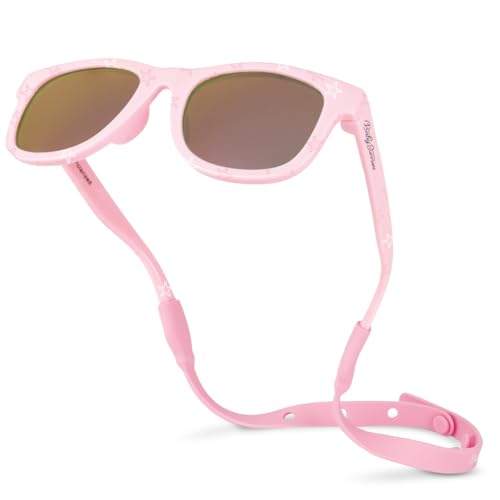 BABY SUNNIES Polarized Baby Sunglasses with Strap - Unbreakable Infant Shades