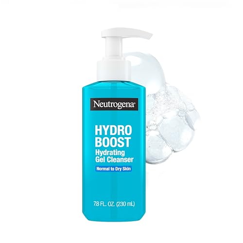Neutrogena Hydro Boost Hydrating Gel Cleanser, 7.8 fl. oz - Gentle Makeup Remover with Hyaluronic Acid