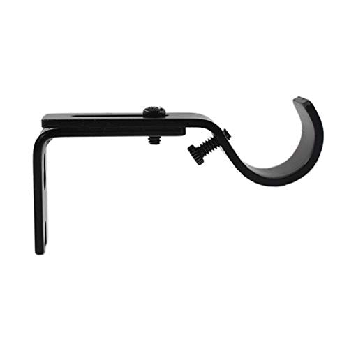 Heavy Duty Adjustable Curtain Rod Brackets - 3 Pack for 1-Inch Rods