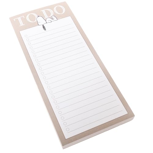Snoopy Magnetic Notepad – 100 Tear-Away Sheets for Grocery & To-Do Lists