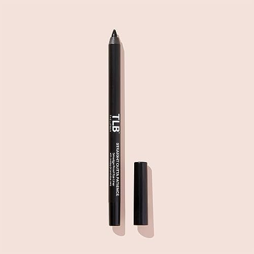 The Lip Bar Straight Line Eyeliner & Sharpener Kit - Waterproof, Long-Lasting, Infused with Jojoba Oil