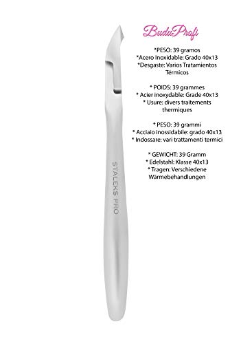 Staleks Pro SMART 80 Cuticle Nippers 4mm - Stainless Steel Manicure Tool