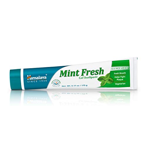 Himalaya Mint Fresh Gel Toothpaste - Fluoride-Free, 6.17 oz (2 Pack)