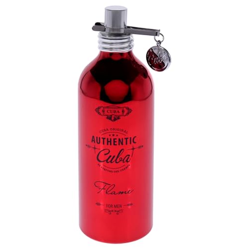 Cuba Authentic Flame Eau de Toilette for Men - 3.3 oz