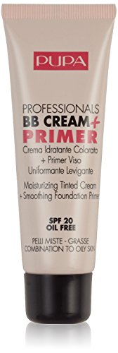 PUPA BB Cream + Primer for Oily Skin - SPF 20, 002 Sand
