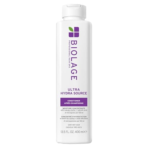 Biolage Ultra Hydra Source Conditioner - Intensely Condition, For Very Dry, Thick, Coarse Hair, Infused with Micro-dosed with Cupua?u Butter & Salicylic Acid