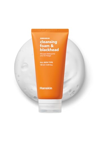 Hanskin Pore Cleansing Foam with BHA, Exfoliating Face Wash & Makeup Remover, 4.06 oz