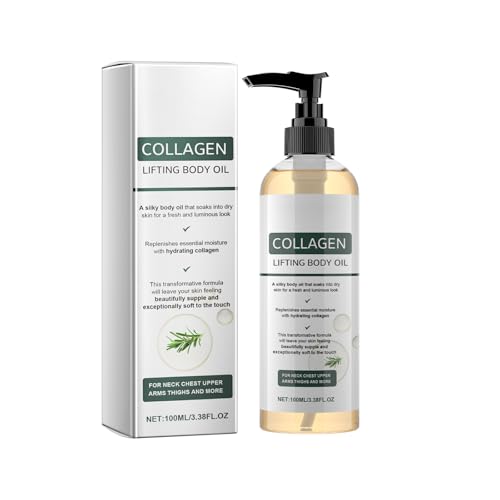 Axnzp Collagen Lifting Body Oil - 1 Pcs Natural Hydrating Skin Firming