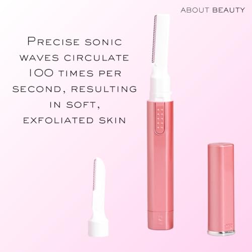 About Face Sonic Beauty Wand - Electric Facial Hair Remover & Eyebrow Shaper