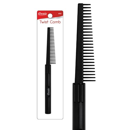 Annie #10 Hair Twist Comb for Fine Hair, Grooming & Styling