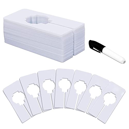 30 PCS Clothing Rack Dividers - Size Tabs for Organization