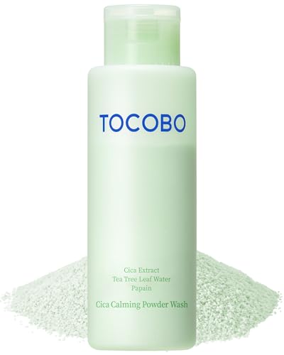 TOCOBO Cica Calming Powder Wash – Gentle Exfoliating Cleanser for Sensitive Skin